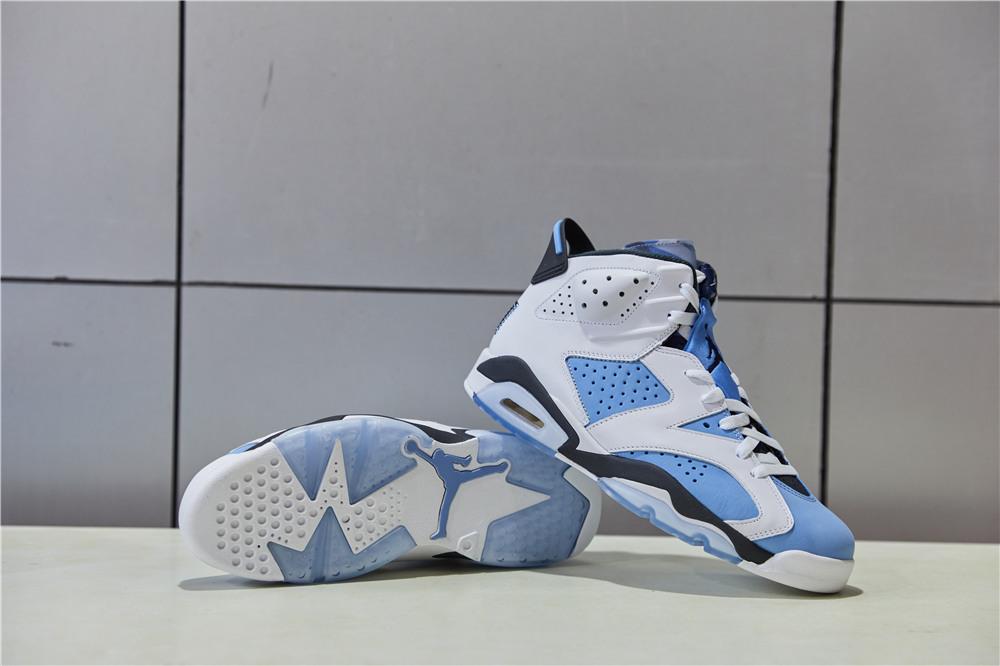 Pk God air Jordan 6 retro university blue retail materials ready to ship